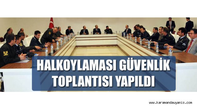 Seçim güvenliği toplantısı