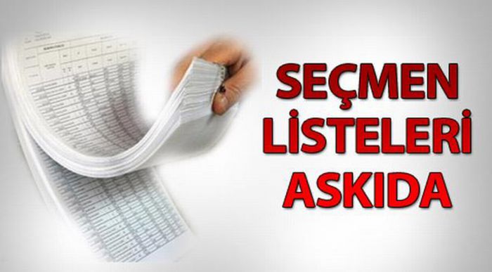 Seçmen Listeleri Askıya Çıktı