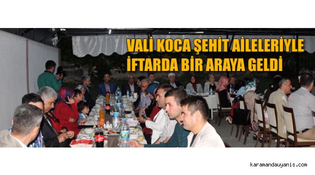 ŞEHİT AİLELERİNE İFTAR