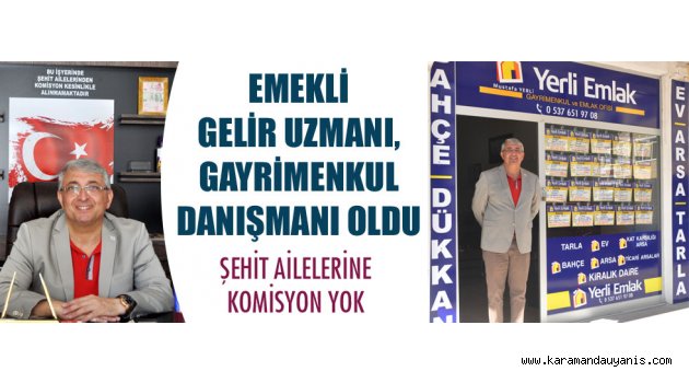 ŞEHİT AİLELERİNE KOMİSYON YOK