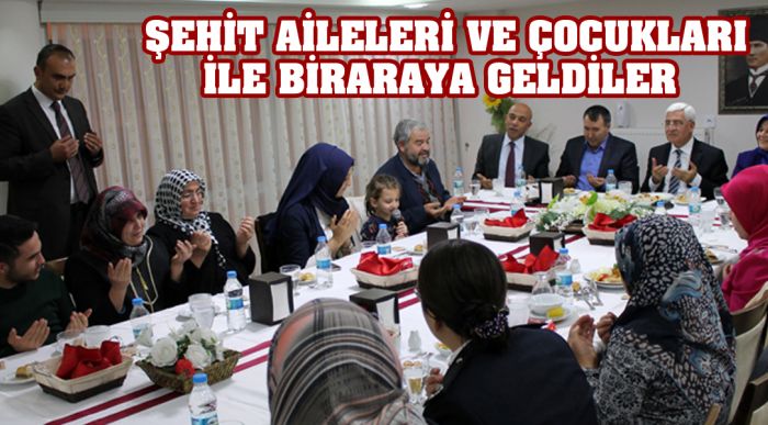 Şehit Aileleri Ve Çocukları İle Biraraya Geldiler