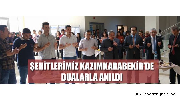 Şehitlerimizi Yâd Ediyoruz..