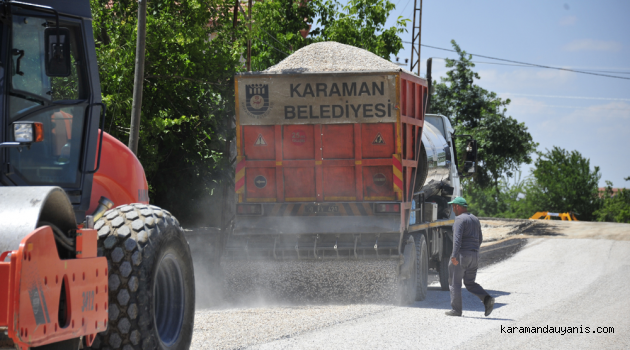 ŞEHRİN DÖRT YANINDA YOL ÇALIŞMALARI SÜRÜYOR