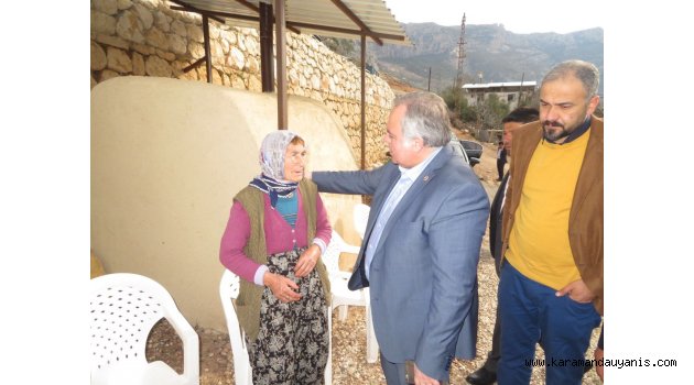 ŞEKER, ERMENEK VE KÖYLERİNİ ZİYARET ETTİ