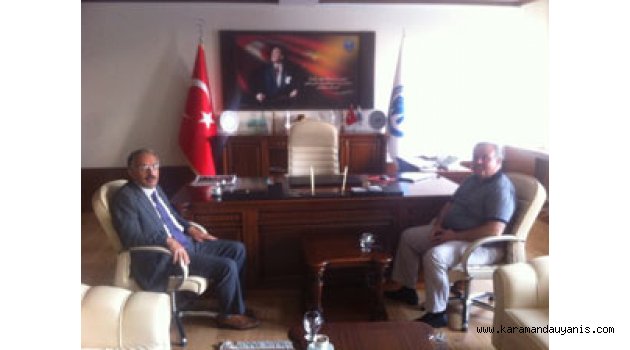 ŞEKER, REKTÖR GÖKMEN’İ ZİYARET ETTİ