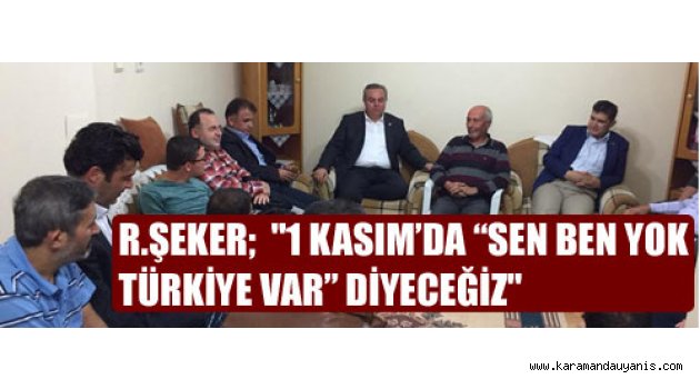 ŞEKER SEÇİM GEZİLERİ
