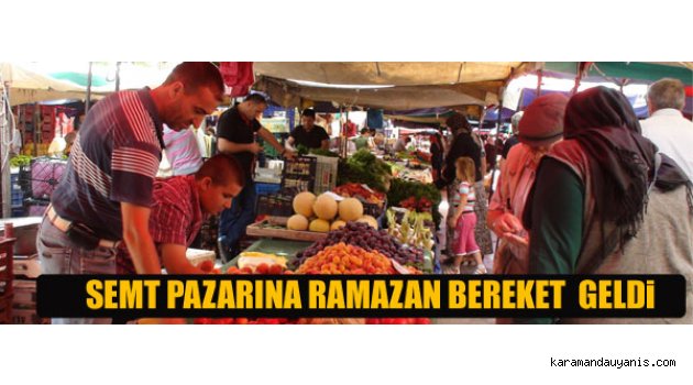 SEMT PAZARLARINDA FİYATLAR