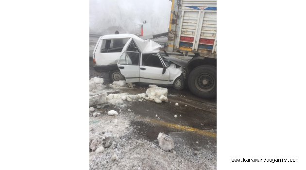 SERTAVUL GEÇİDİ'NDE ZİNCİRLEME KAZA
