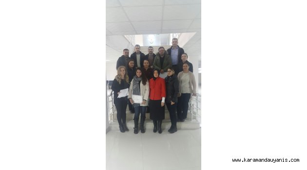 SERTİFİKALARI TÖRENLE VERİLDİ