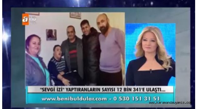 “SEVGİ İZİ”NDE KARAMAN ATV’DE TANITILDI