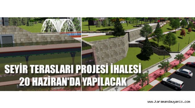 Seyir Terasları projesi..