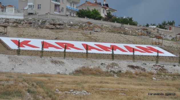 SEYİR TERASLARI VE DEV KARAMAN YAZISI