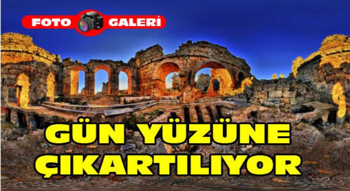 Side Antik Kenti Gün Yüzüne Çıkartılıyor