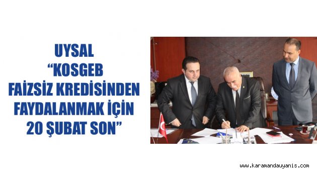 Sıfır faizli kredi desteği..