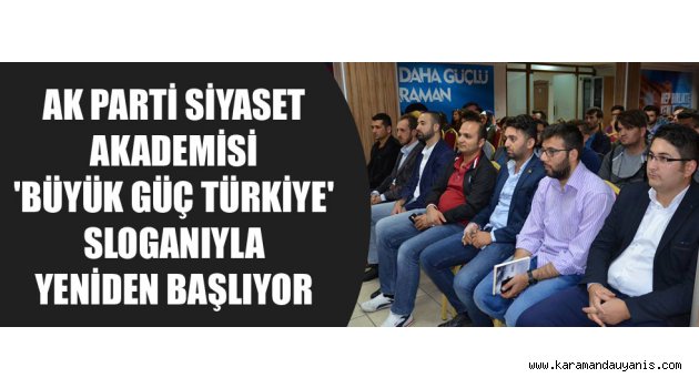 SİYASET AKADEMİSİ..