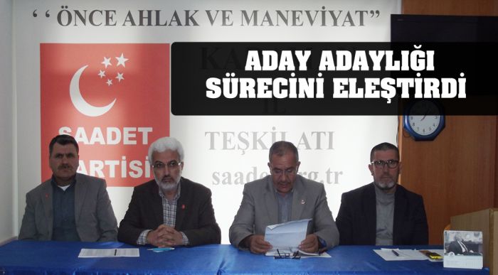 Sp Aday Adaylığı Sürecini Eleştirdi
