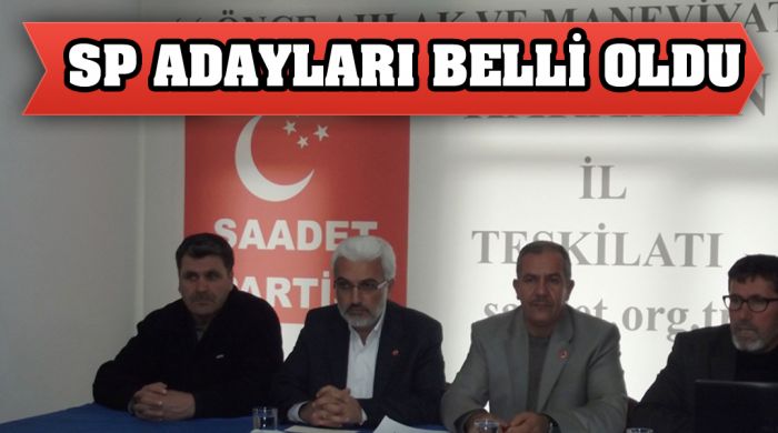 Sp Adayları Belli Oldu