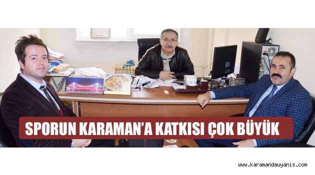 SPOR MÜDÜRÜ KISACIK'DAN GAZETEMİZE ZİYARET