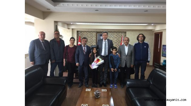 SPORCULARDAN EMNİYET MÜDÜRÜNE ZİYARET