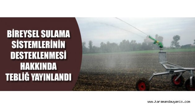 SULAMA SİSTEMLERİ