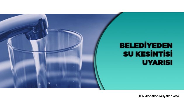 SULAR KISMEN KESİLECEK