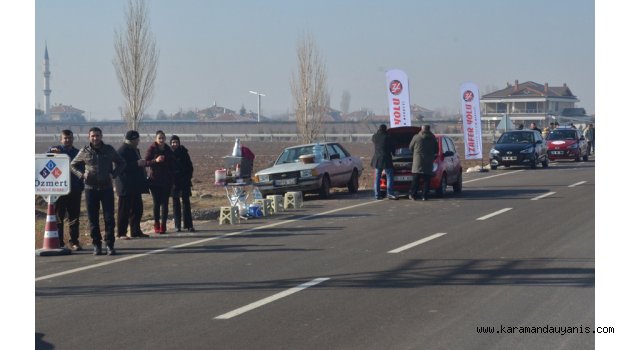 SÜRÜCÜ ADAYLARI DİREKSİYON SINAVINDA TER DÖKTÜ