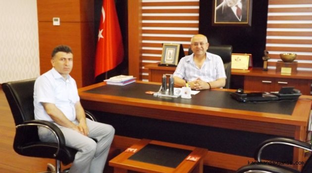 TARIM İL MÜDÜRÜ A KESKİN&#039;DEN KTSO BAŞKANI M. TOKTAY&#039;A ZİYARET