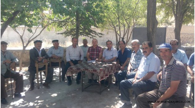 TARIM İL MÜDÜRÜ KÖY ZİYARETLERİNE DEVAM EDİYOR