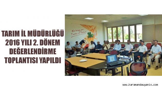 TARIMSAL FAALİYETLER
