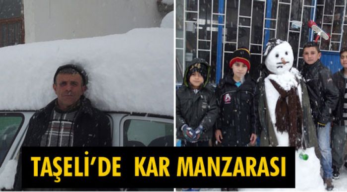 Taşeli’de Kar Manzarası