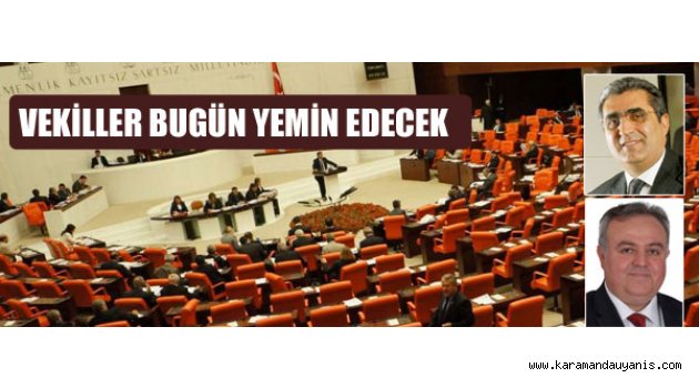 TBMM'DE YEMİN TÖRENİ