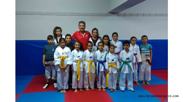 TEKVANDO EĞİTİMLERİ DEVAM EDİYOR