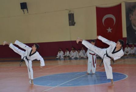 Tekvando Kemer Sınavları Yapıldı