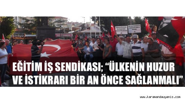 TERÖRE TEPKİLER ÇIĞ GİBİ