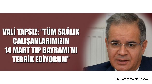 TIP BAYRAMINI KUTLADI