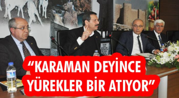 Tobb Başkanı Hisarcıklıoğlu;
