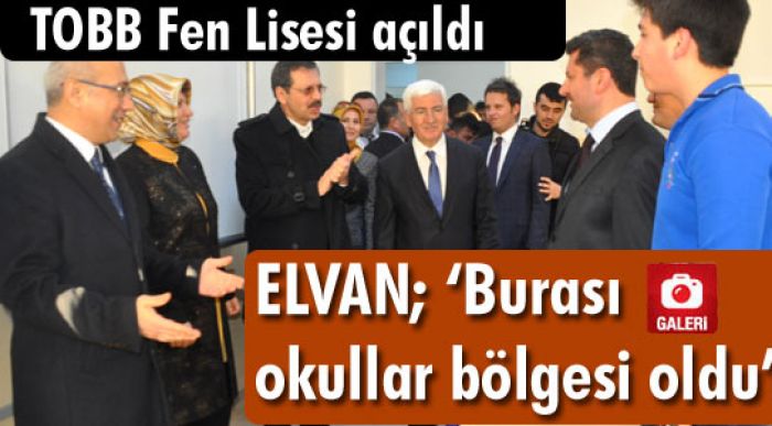Tobb Fen Lisesi Törenle Açıldı