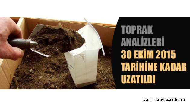 TOPRAK ANALİZLERİ