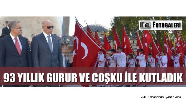 TÖRENLERLE KUTLANDI