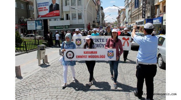 Trafikte Saygı Yürüyüşü
