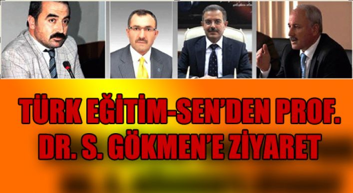 Türk Eğitim-sen’den K.m.ü Rektörü Prof. Dr. S. Gökmen’e Ziyaret