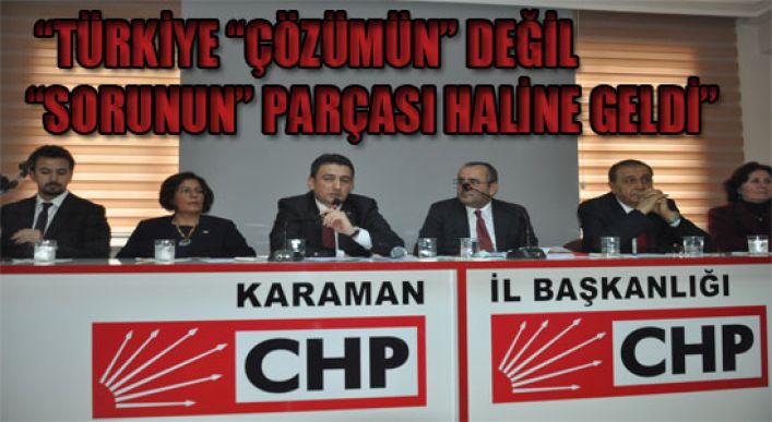 “türkiye “çözümün” Değil “sorunun” Parçası Haline Geldi”