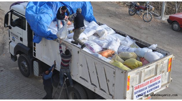 TÜRKMENLERİNE YARDIM ELİ