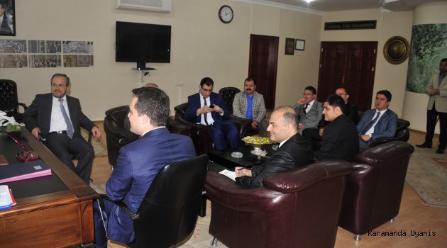 TYDTA  BAŞKANI ARDA ERMUT, BAŞKAN ÇALIŞKAN'I ZİYARET ETTİ