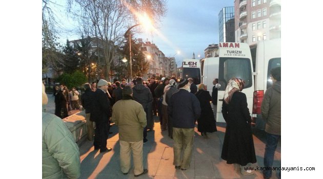 UMRECİLER DÜN SABAH UĞURLANDI