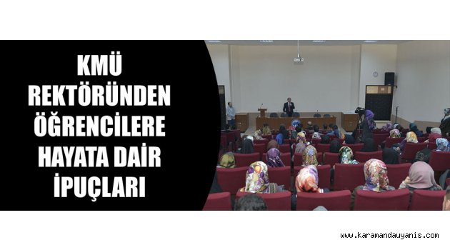 Üniversitede Söyleşiler..