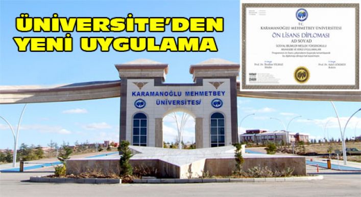 Üniversite’den Yeni Uygulama
