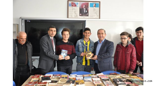 UYSAL HASAN KALAN FEN LİSESİNE 325 KİTAP