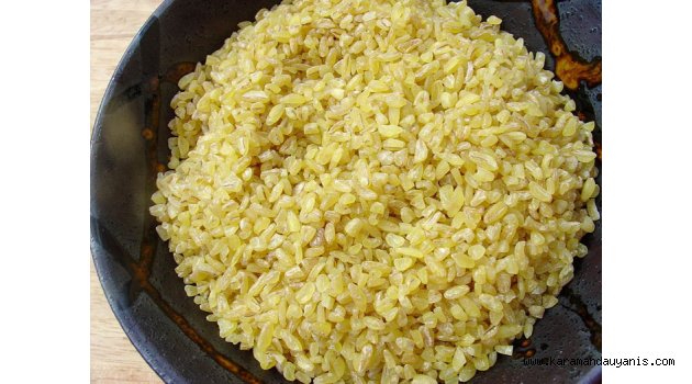 UZMANINDAN BULGUR TAVSİYESİ