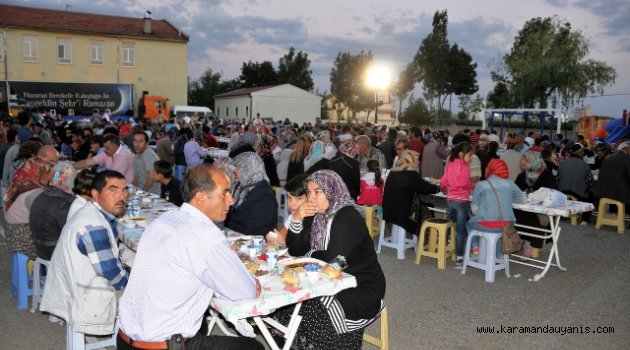 VALİ KOCA, ATATÜRK MAHALLESİ SAKİNLERİYLE İFTARDA BİR ARAYA GELDİ